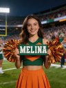 Custom Cheer Stick Sign With Pom Poms Game Day Signs Sport Mom Sign